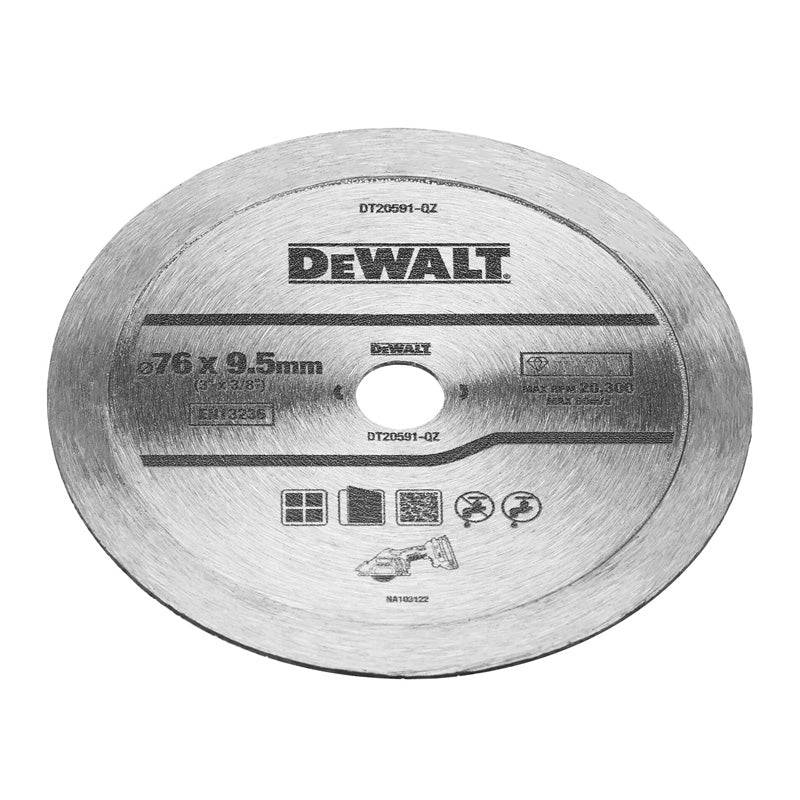 Disque diamant 76mm DEWALT DT20591-QZ - pour la céramique Dewalt