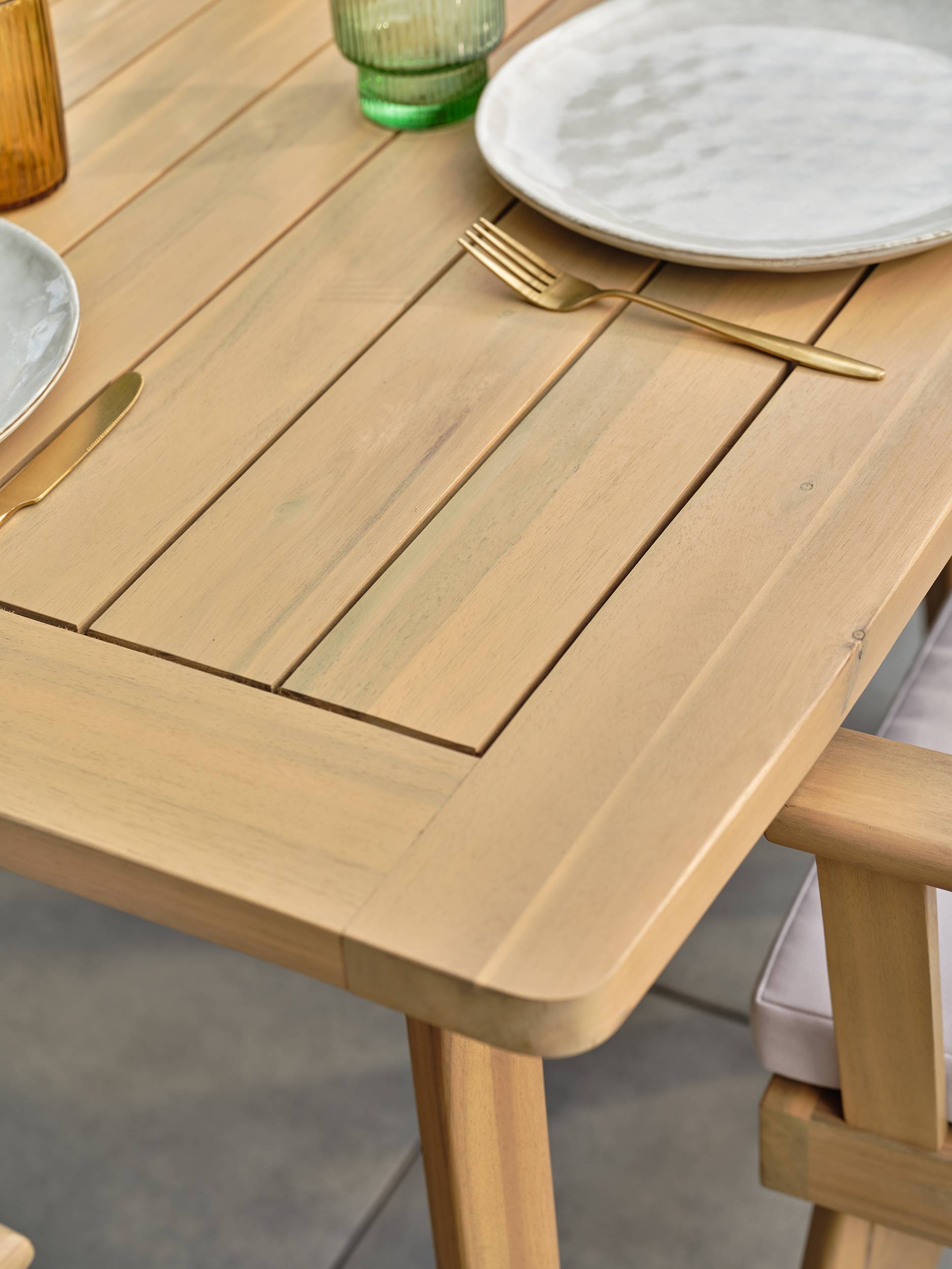Table de jardin LISO - BOIS ACACIA - REMARQUABLE - Image 3