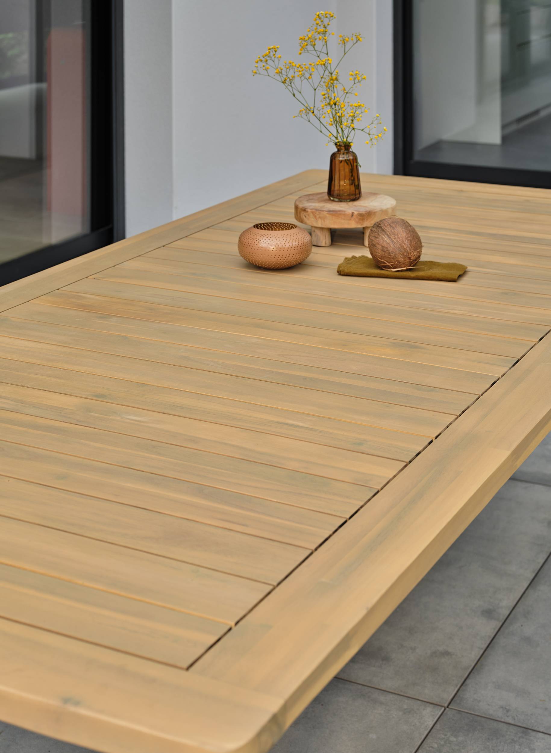 Table de jardin LISO - BOIS ACACIA - REMARQUABLE - Image 4