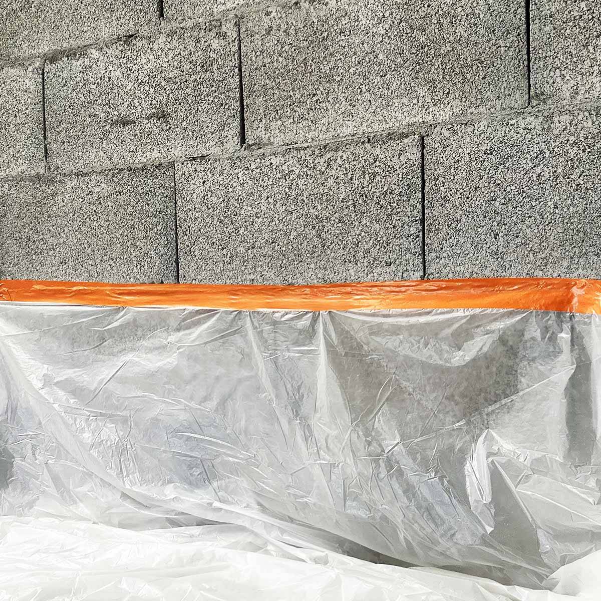 Ruban adhésif PVC orange bâtiment 75 mm x 33 m - 1 rouleau adhésif de chantier orange TECPLAST - Imagen 6