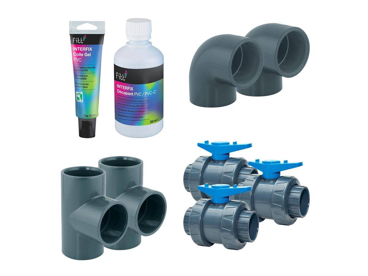 Poolex - Kit by-pass Ø 50 mm pour pompe à chaleur - Poolex