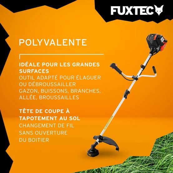 FUXTEC - Débroussailleuse thermique 4 temps - FUXTEC FX-4MS142 - 42,5cm3 1,7 CV - Image 5