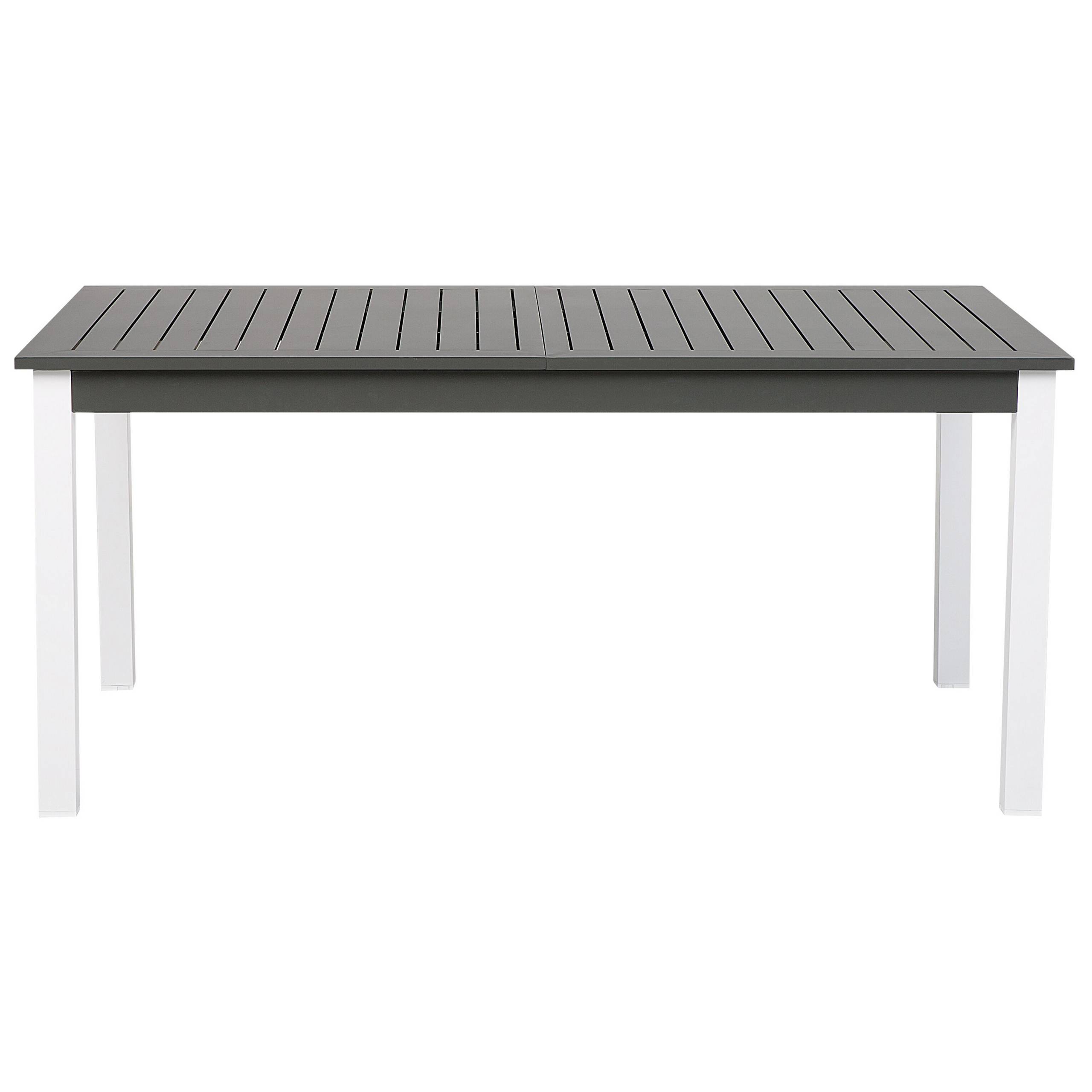 Beliani - Set de salle à manger, 6 Personnes Aluminium Gris PANCOLE - Beliani - Imagen 5