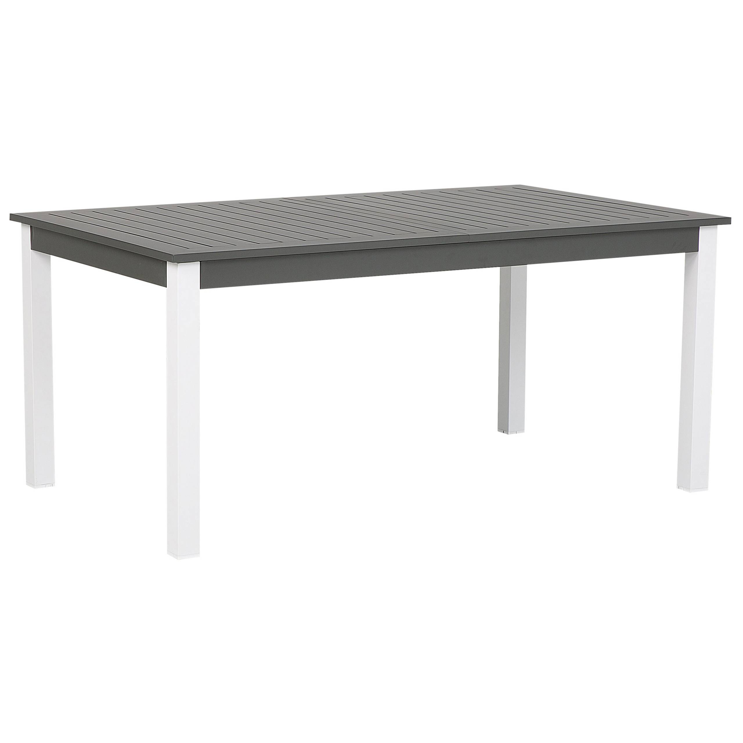 Beliani - Set de salle à manger, 6 Personnes Aluminium Gris PANCOLE - Beliani - Imagen 4