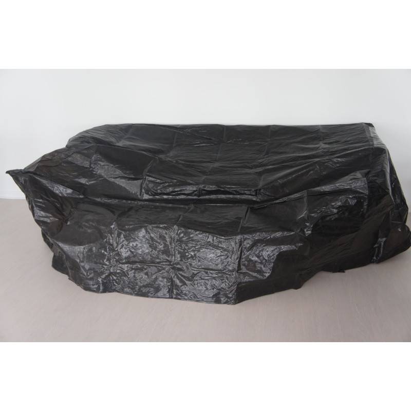 Autre - Housse de salon de jardin TITANIUM® L180 x P150 x H190 cm - NOIR - Image 2