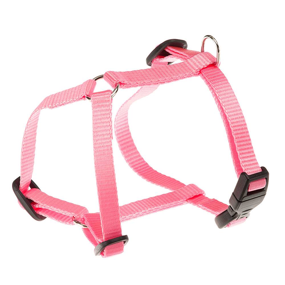 Ferplast - Ferplast Harnais Petit Chien CHAMPION XS, Harnais pour Chat Ajustable en 3 Points, Facile à Porter, Poitrine 25-38 cm. Rose - Imagen 1
