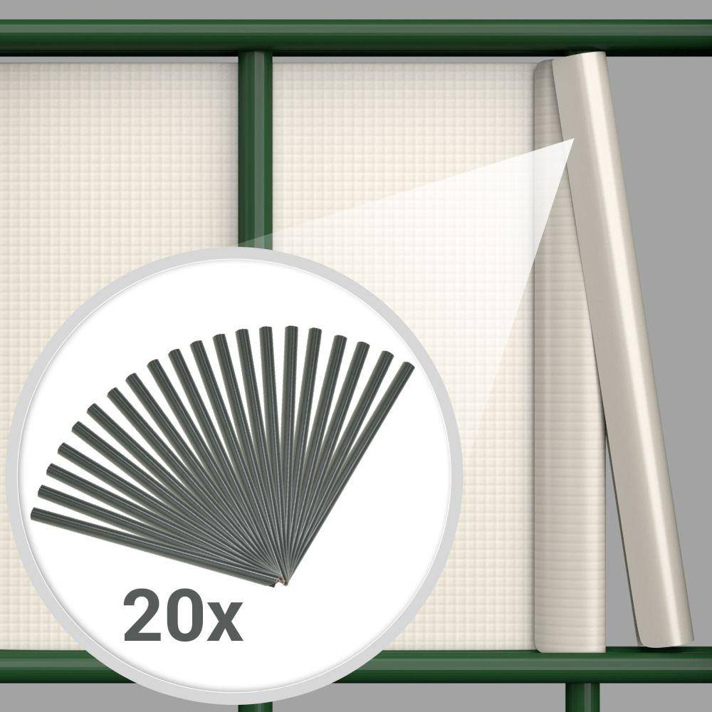 Helloshop26 - Brise vue brise vent film anti regards clôture paravent PVC gris anthracite 35 m - Imagen 3