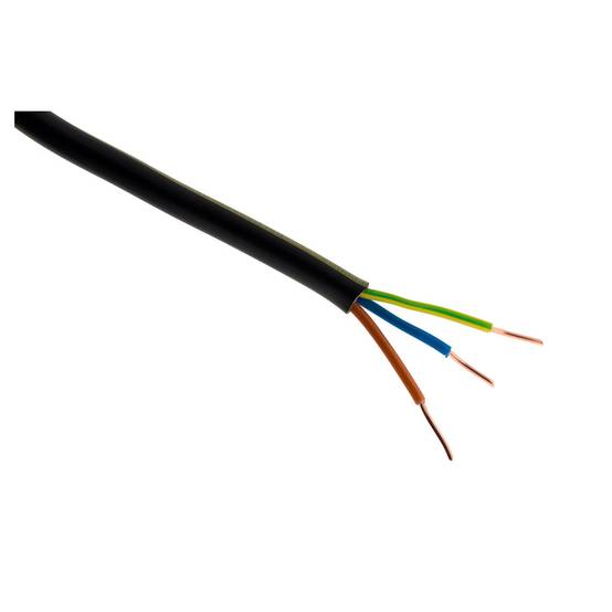 Zenitech - Câble d'alimentation électrique U1000R2V 3G2,5 Noir - 10m - Image 2