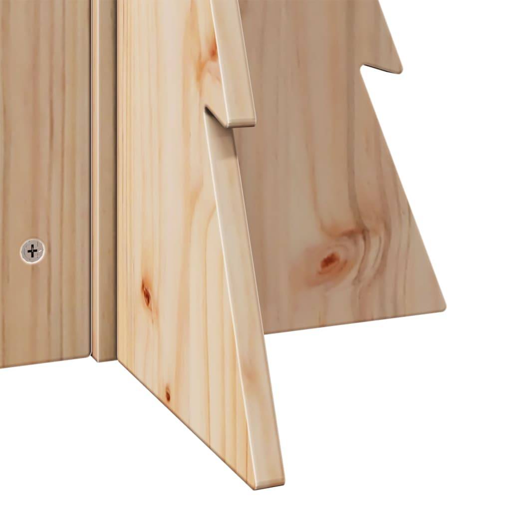 Sapin de Noël en Bois Naturel Pin Brut Décoration DIY Intérieur 69,5 cm – ComfortXL Outdoor Living - Image 6