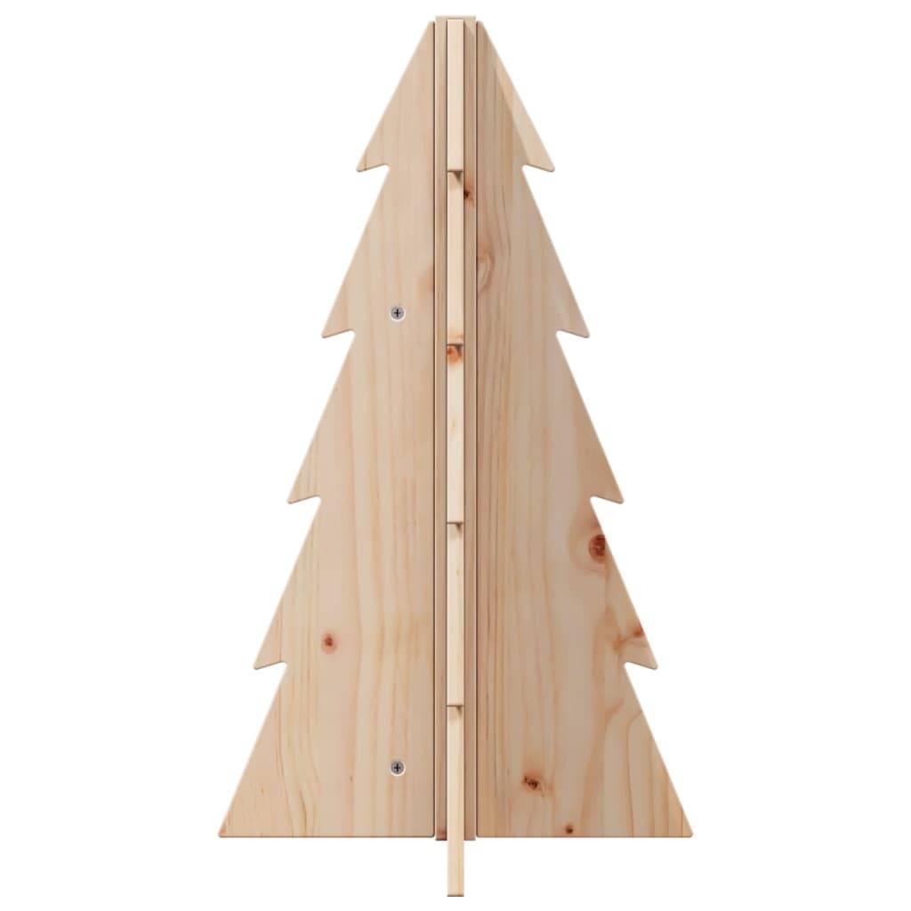 Sapin de Noël en Bois Naturel Pin Brut Décoration DIY Intérieur 69,5 cm – ComfortXL Outdoor Living - Image 4