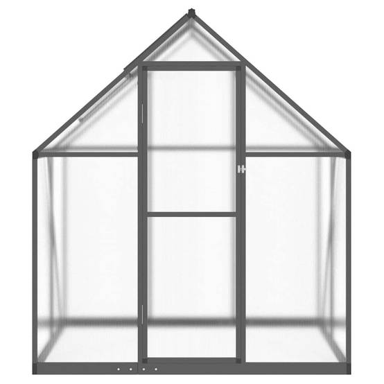 ComfortXL - Serre de Jardin Polycarbonate Aluminium Protection Hivernage 1,93m² Anthracite - ComfortXL Outdoor Living - Image 3