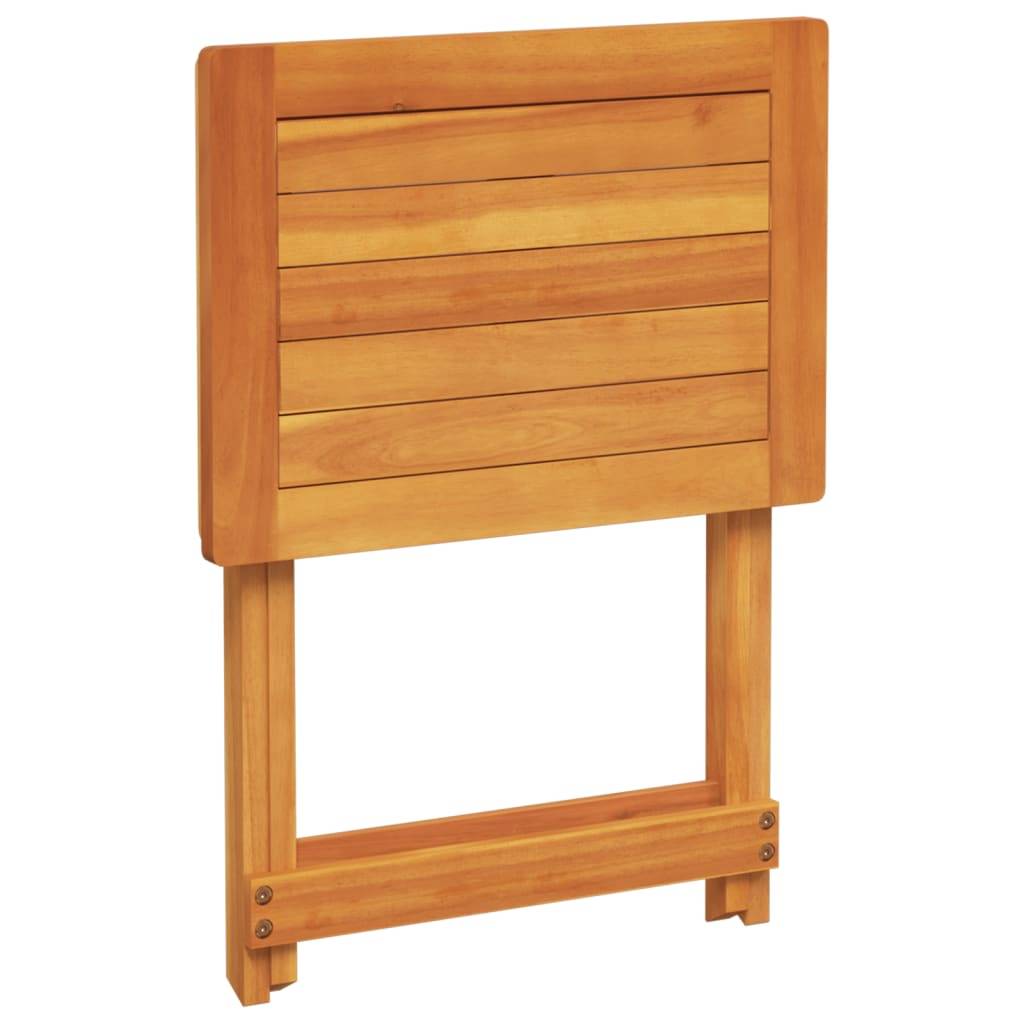 Maison Chic - Ensemble de 3 pcs table de jardin et chaises pliable - mobilier de jardin bois d'acacia massif-JU2856 - Image 7