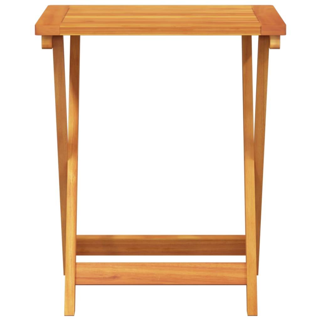 Maison Chic - Ensemble de 3 pcs table de jardin et chaises pliable - mobilier de jardin bois d'acacia massif-JU2856 - Image 4