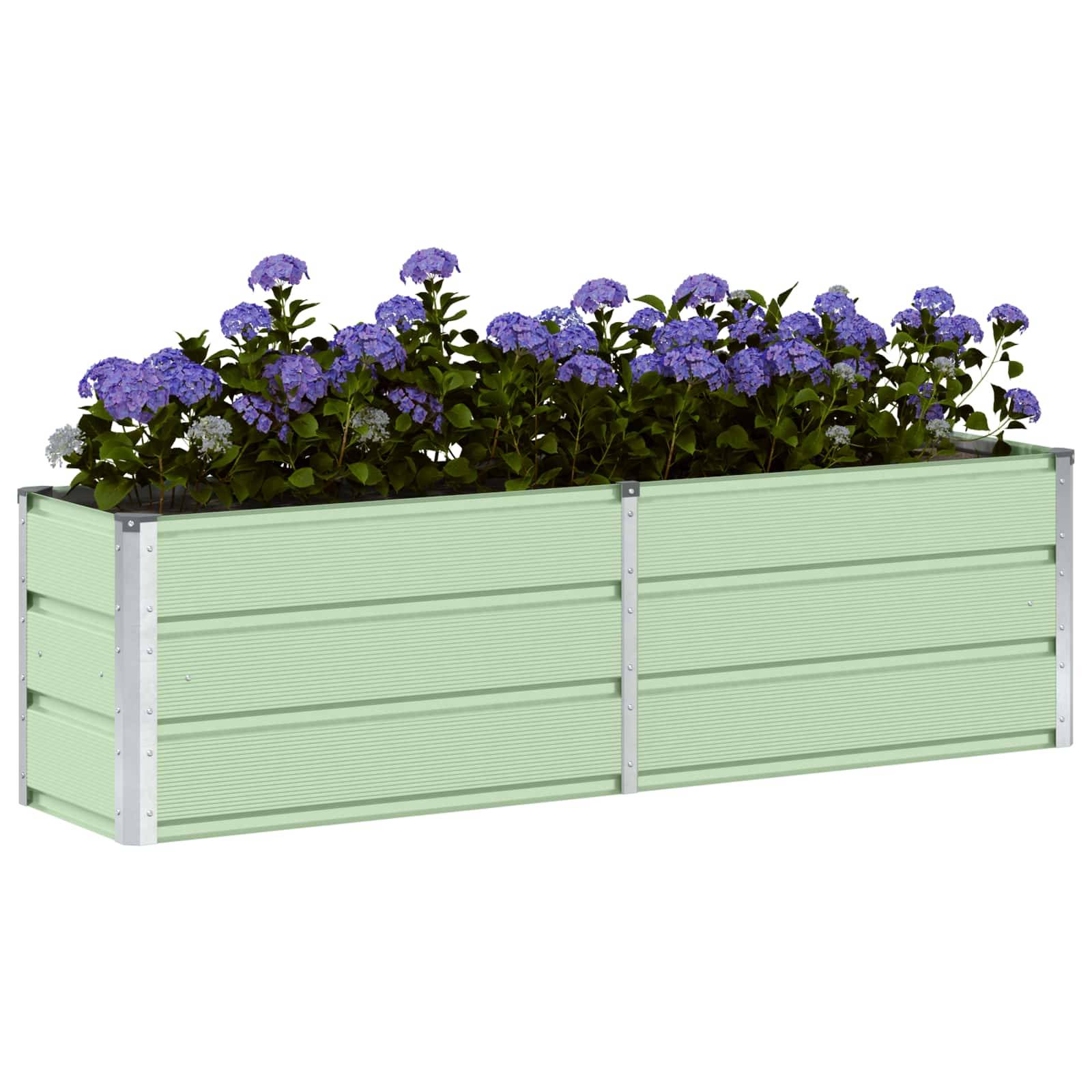 PANGIVO - Jardinière Acier Vert 160 x 40 x 45 cm - PANGIVO - Image 3