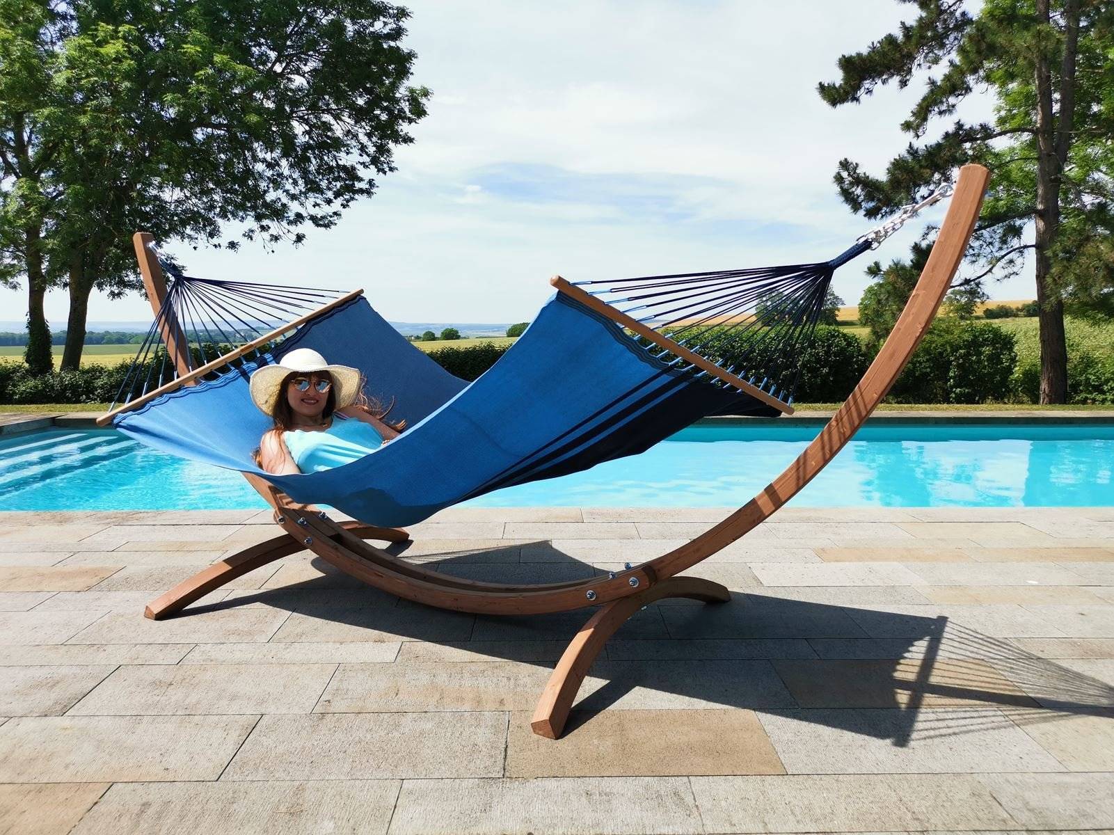 Jobek - Set Bois ESKAPADE 323x125x128 cm Caraïbes certifié FSC Mix JOBEK - Imagen 4