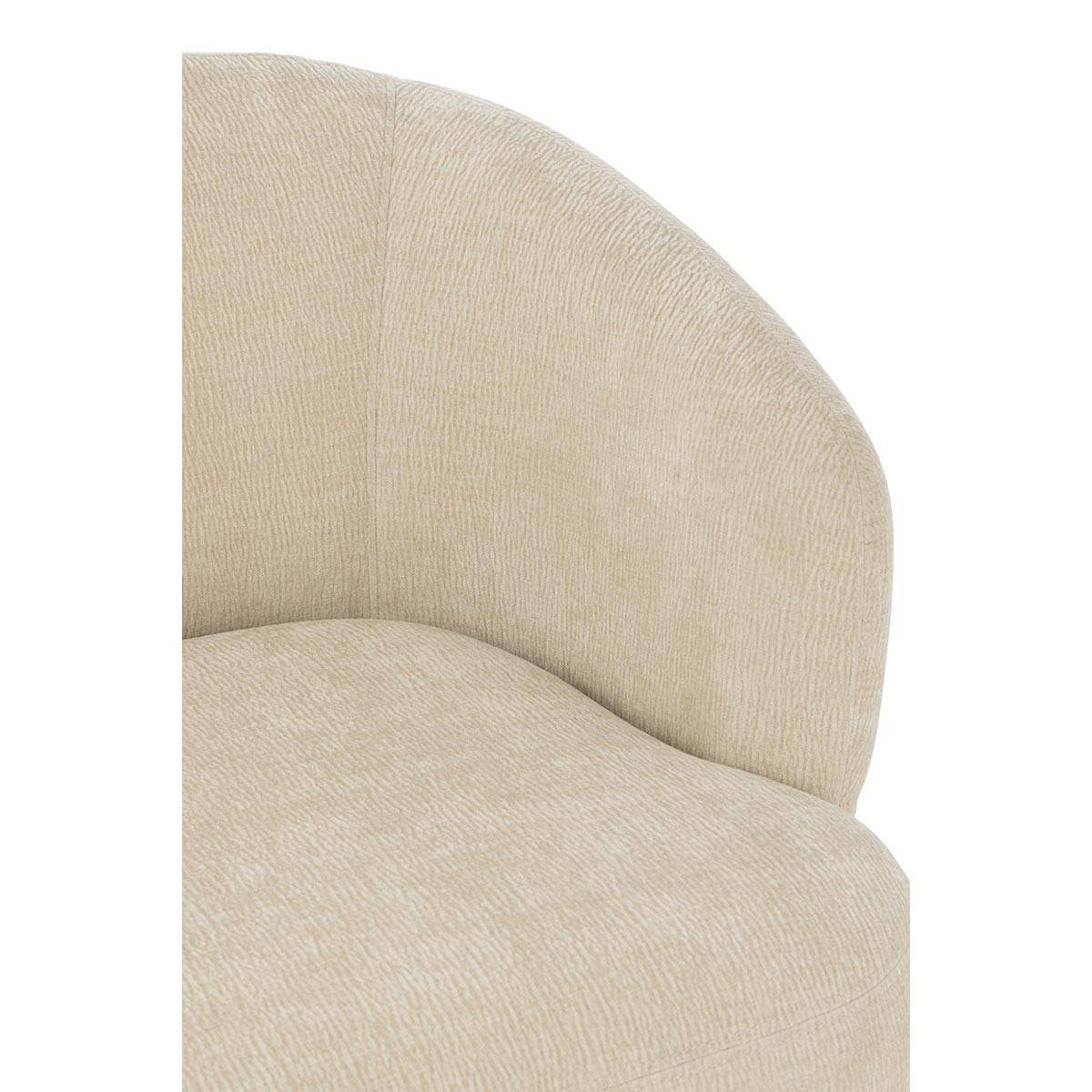 J-Line - Fauteuil Lounge "Mars" 84cm Beige - Image 8
