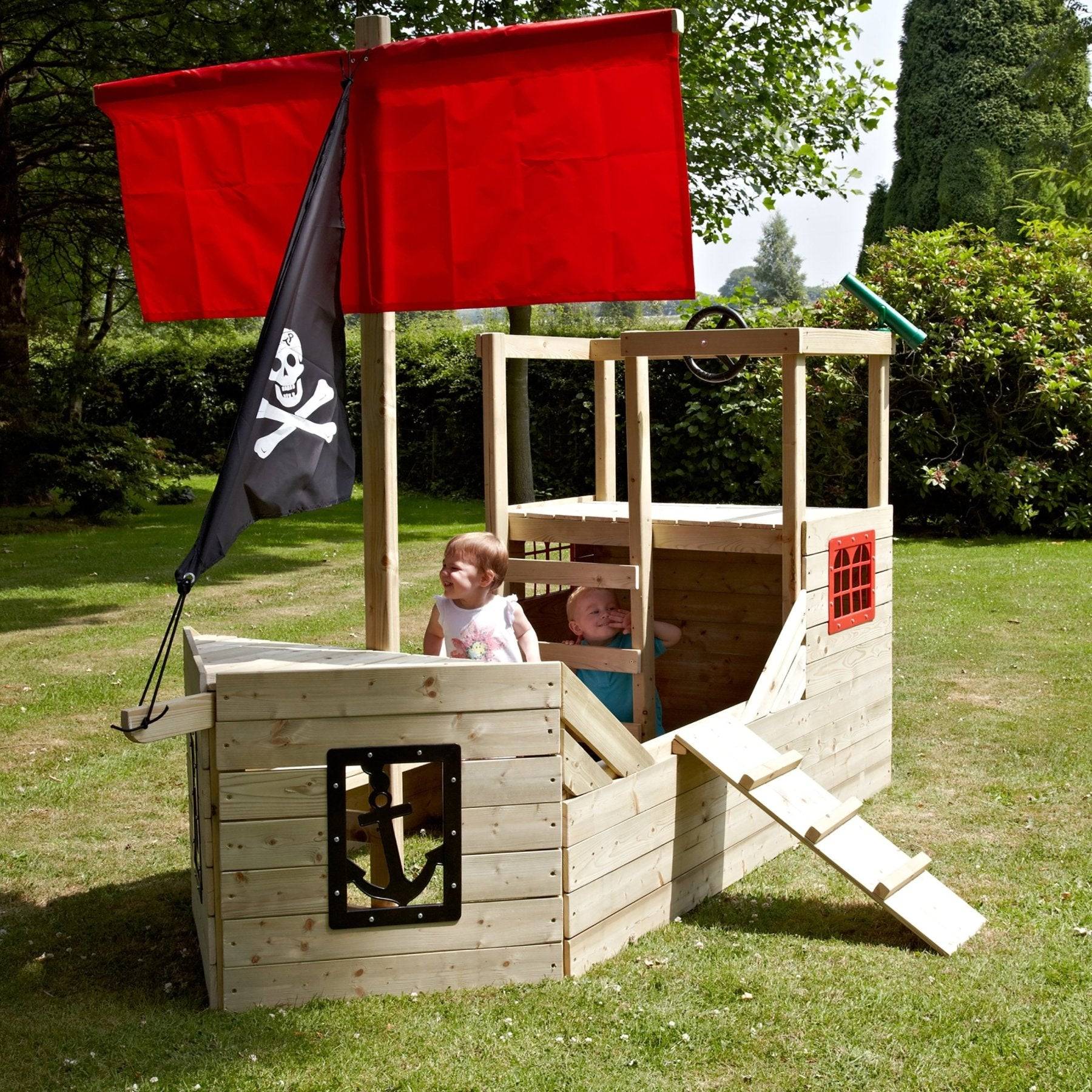 Tp Toys - Cabane enfant bateau pirate en bois FSC® GALLEON - Imagen 4