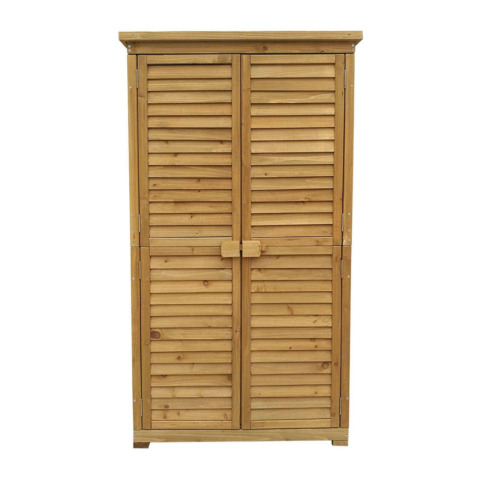 Helloshop26 - Abri de jardin portes en lamelles 160 cm bois d'épicéa toit bitumé - Imagen 4