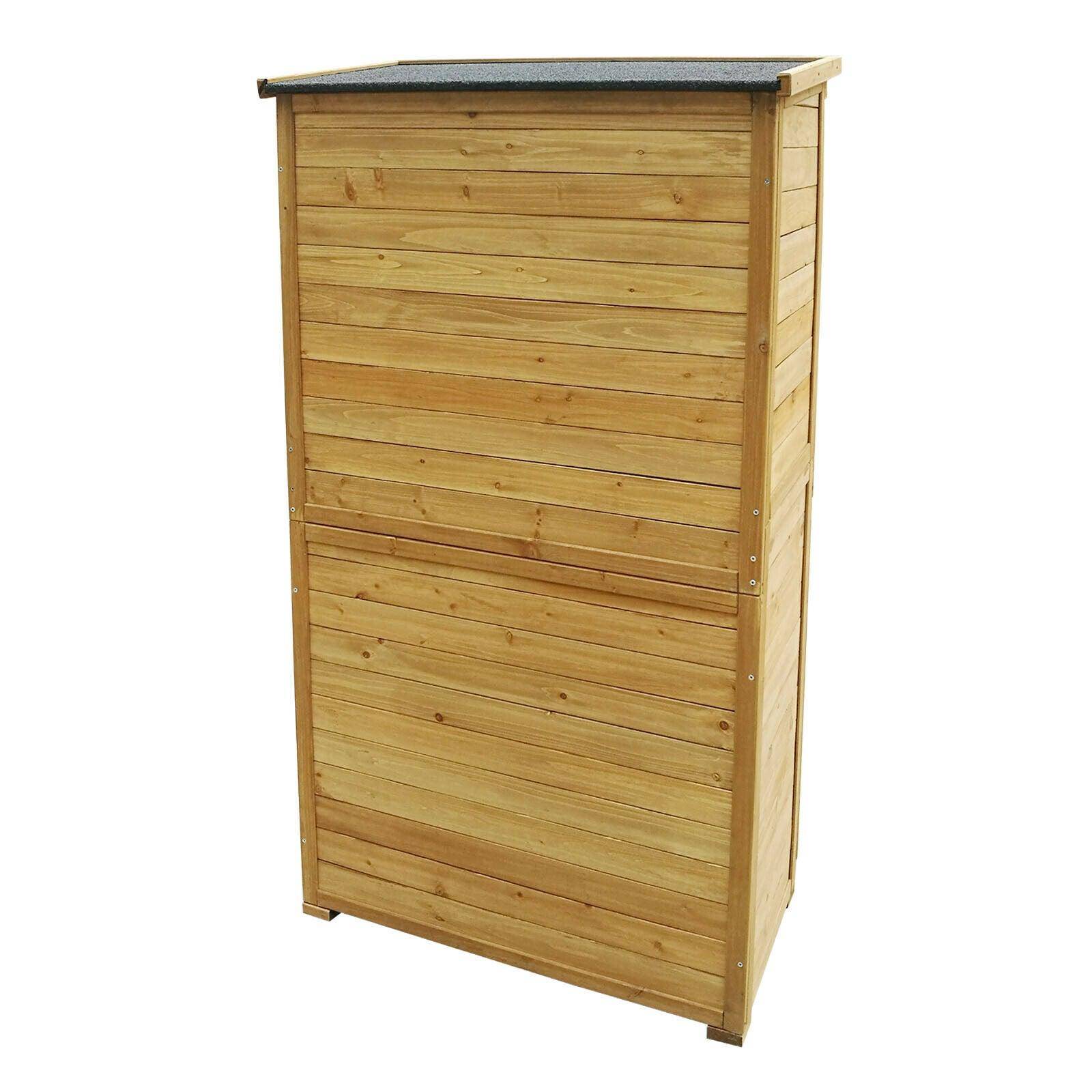 Helloshop26 - Abri de jardin portes en lamelles 160 cm bois d'épicéa toit bitumé - Imagen 3