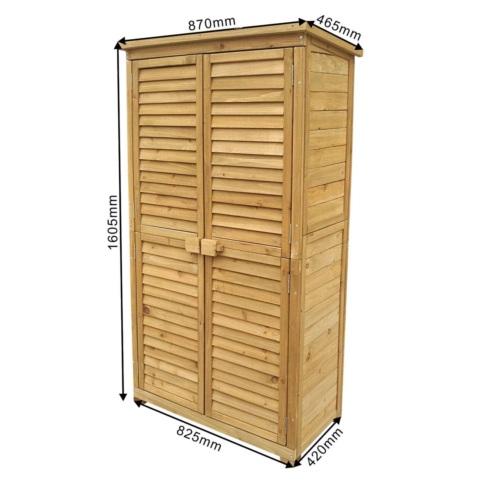 Helloshop26 - Abri de jardin portes en lamelles 160 cm bois d'épicéa toit bitumé - Imagen 5
