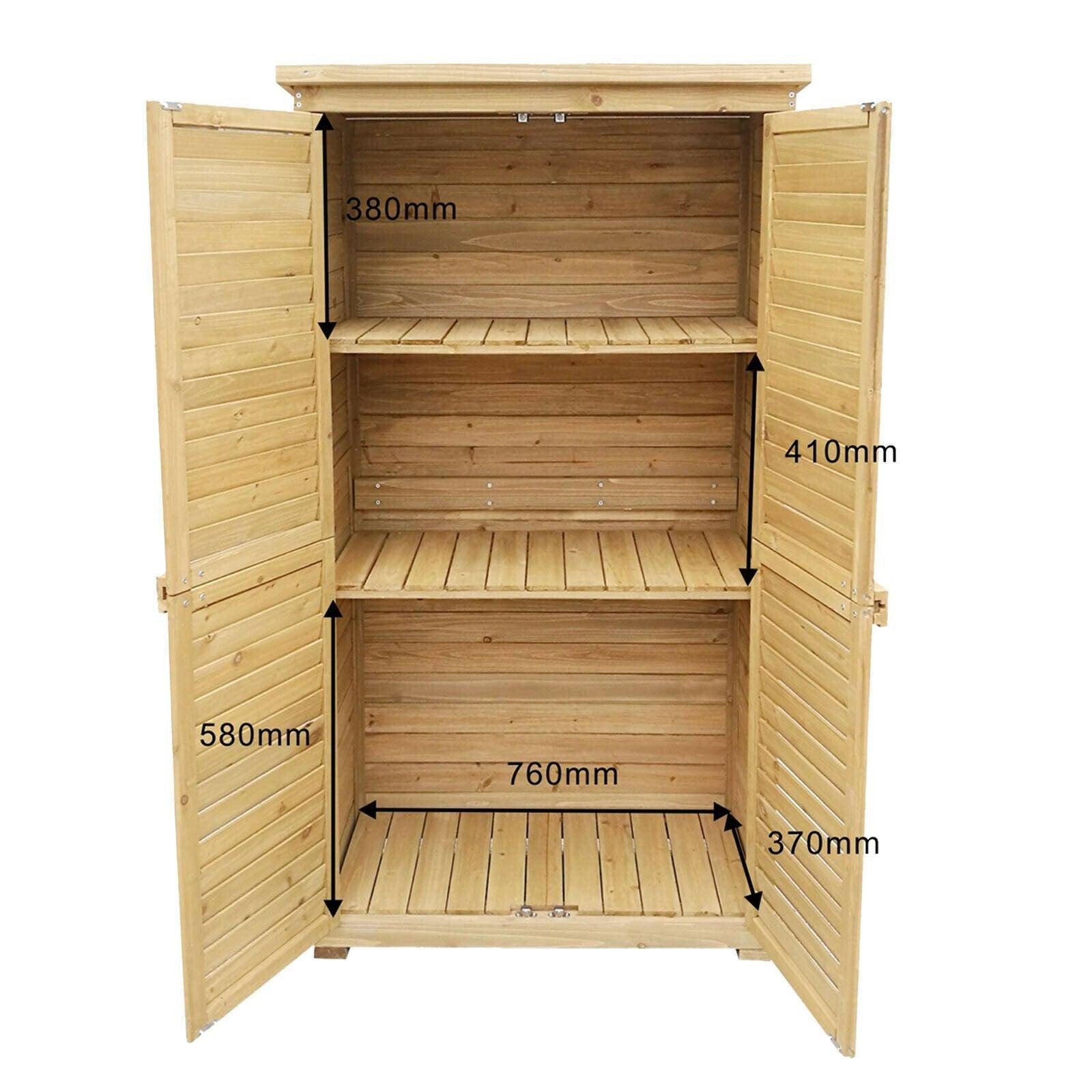 Helloshop26 - Abri de jardin portes en lamelles 160 cm bois d'épicéa toit bitumé - Imagen 6