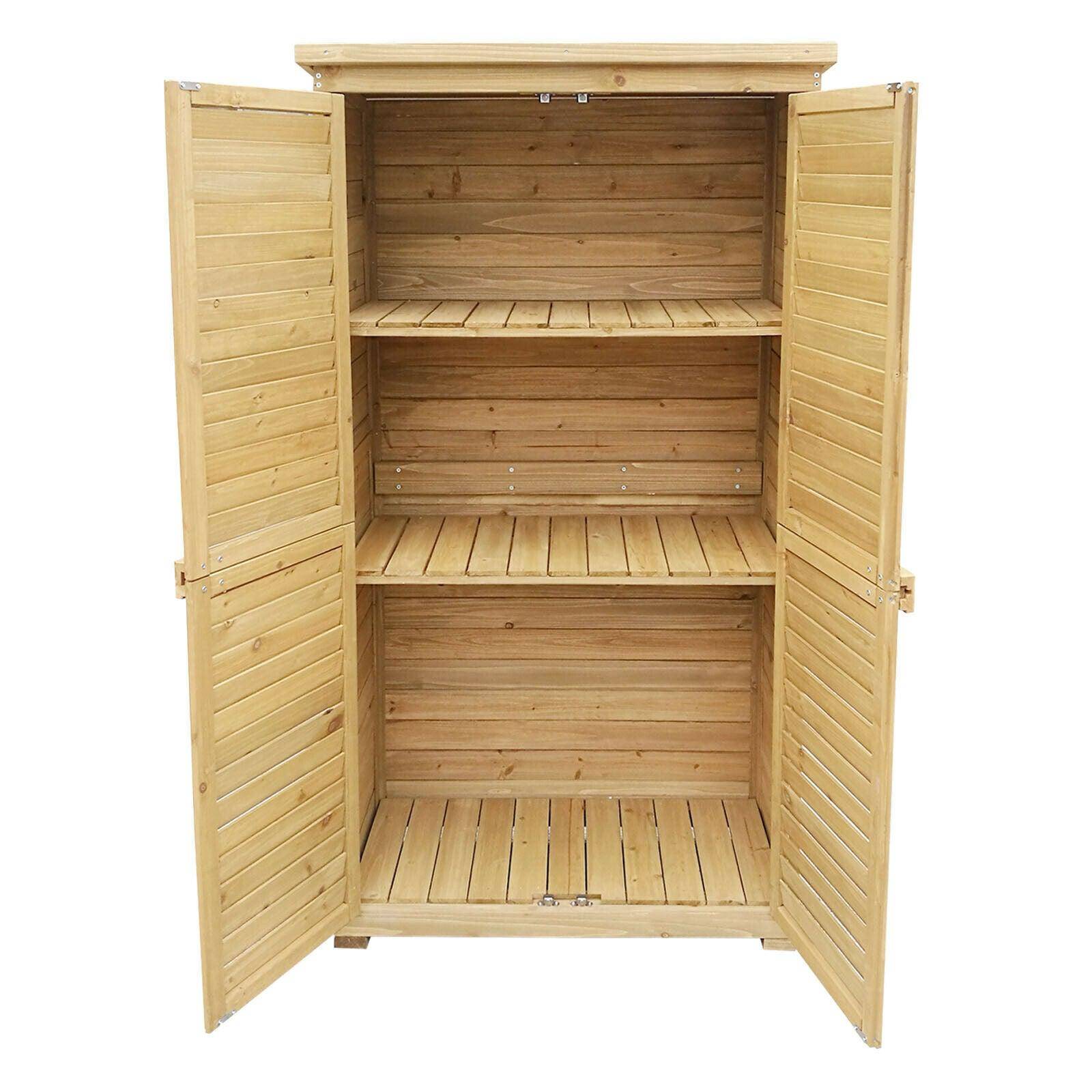 Helloshop26 - Abri de jardin portes en lamelles 160 cm bois d'épicéa toit bitumé - Imagen 1