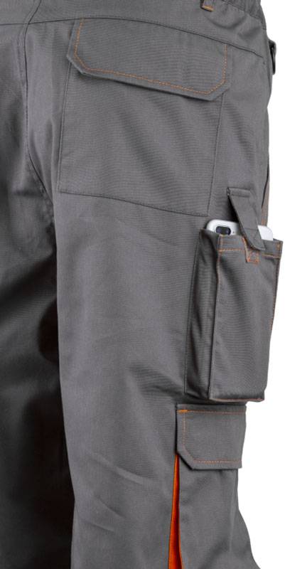 Pantalon Paddock II coton polyester gris/orange TL - COVERGUARD - 5PAP15000L - Image 2