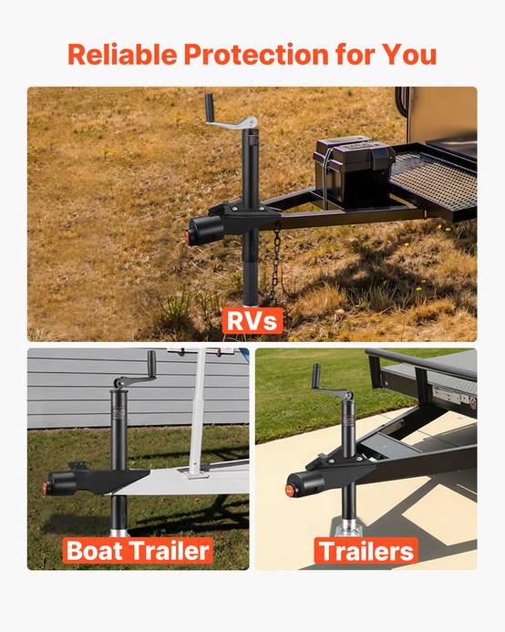 VEVOR Antivol attelage remorque, compatible 58.6mm. Verrou robuste, 3 clés, anticorrosion. Haute sécurité. - Image 6