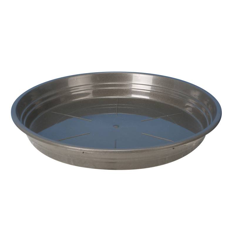 Riviera - Soucoupe Ronde D47cm - H5,5cm - Gris - Fabrication Française - Image 1