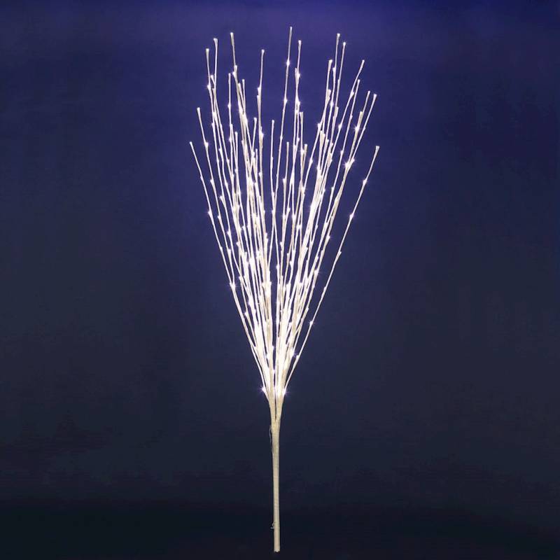 Branche lumineuse 180CM 288 LED blanc chaud tronc blanc