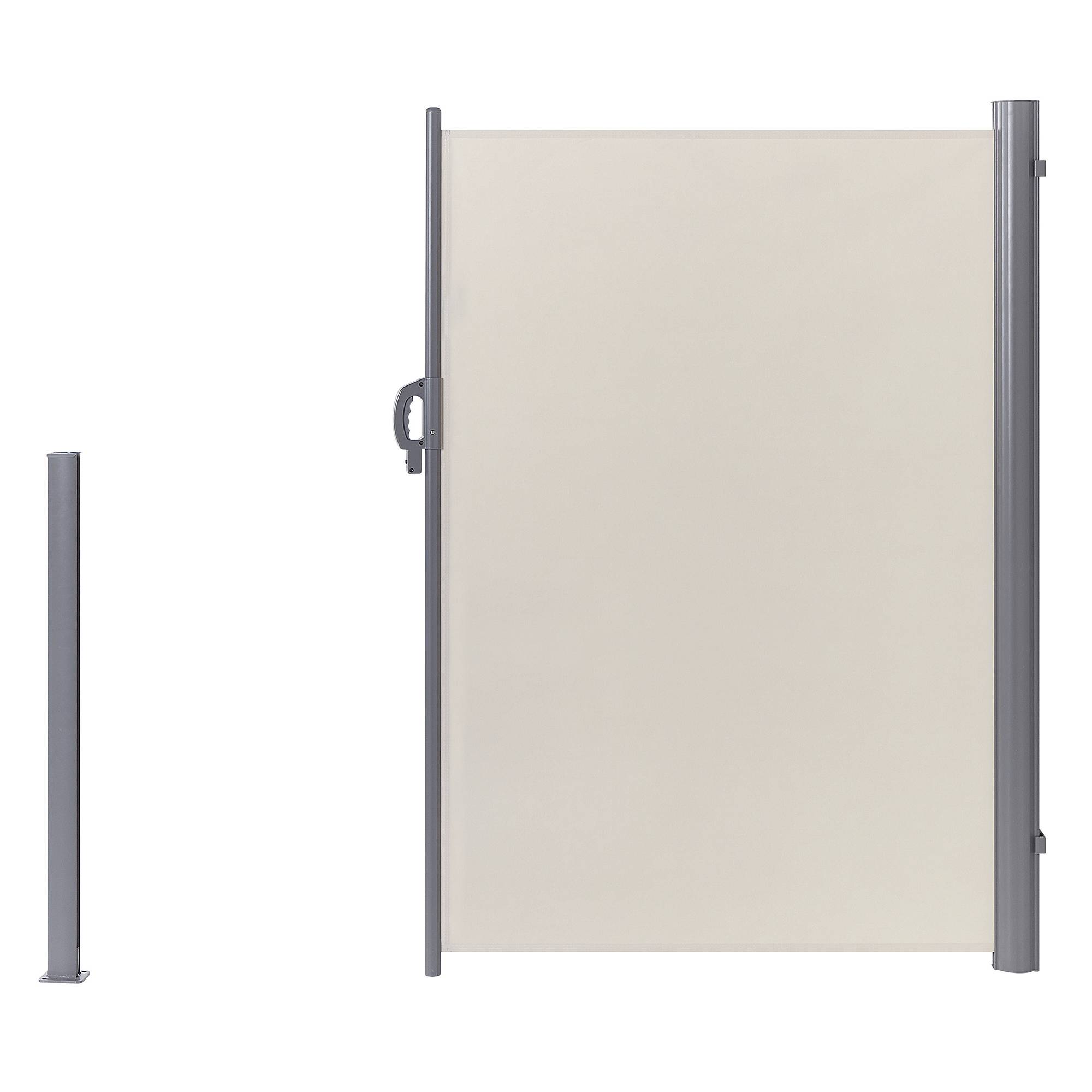Beliani - Auvent de Jardin Latéral Rétractable 180 x 300 cm En Polyester Beige Pour Votre Espace Extérieur Jardin ou Terrasse Dorio Beliani - Imagen 4
