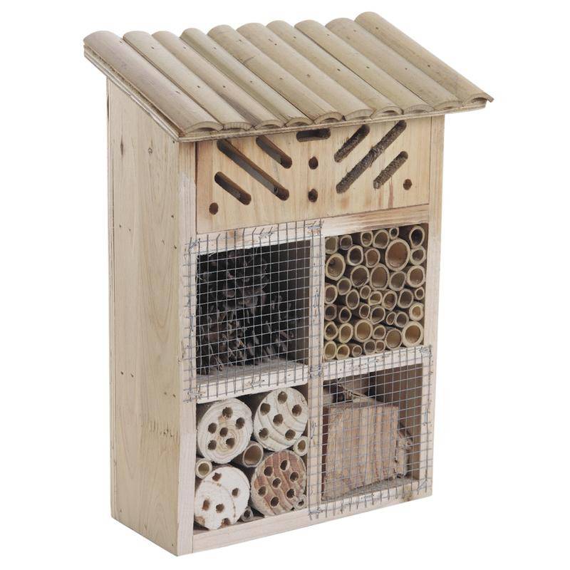 Aubry Gaspard - Hôtel à insectes bois & bambou Haut 28cm - Aubry Gaspard