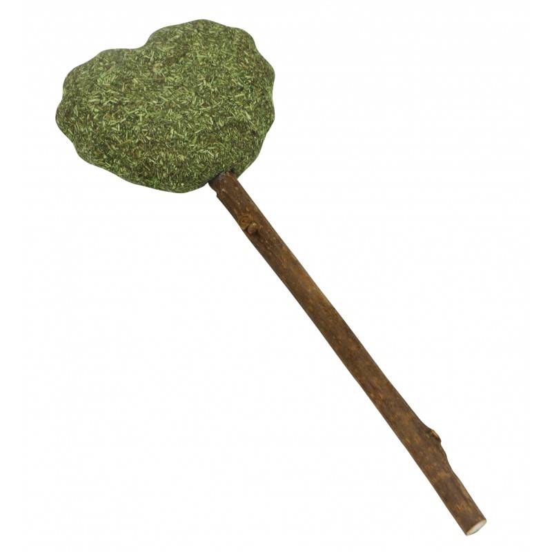 Bubimex - Juguete para gatos, palo de matatabi con corazón de hierba gatera, 14 cm - BUBIMEX