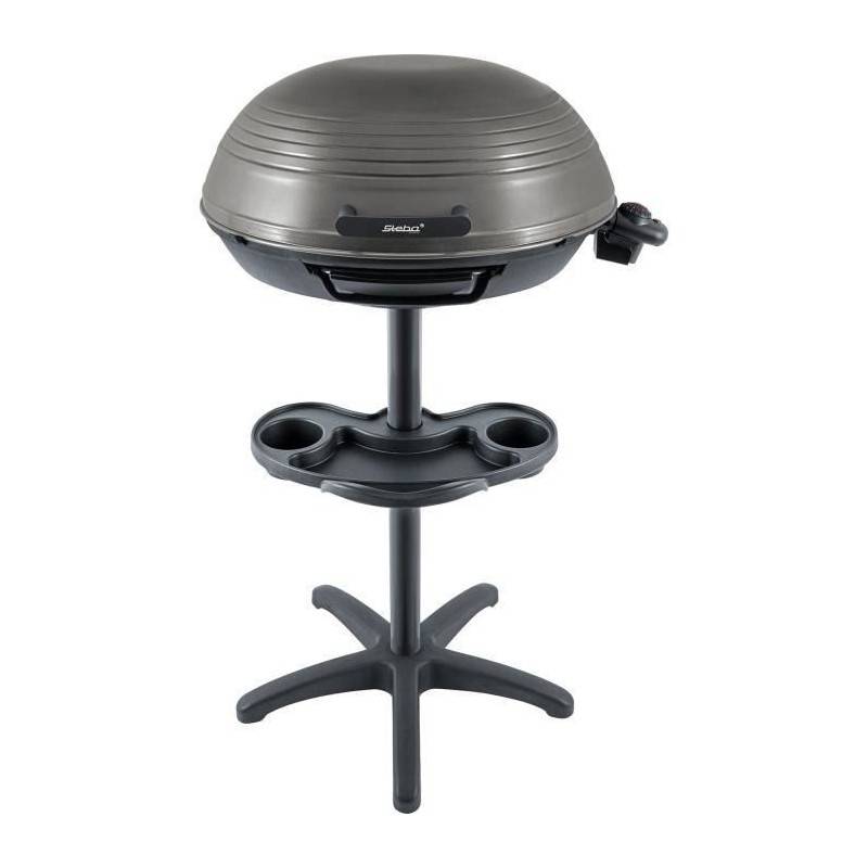 Steba 061600 Vg325 Grill Bbq - 2200 W - Plaque De Cuisson Xxl Diametre 48 Cm - Noir Et Gris - Image 3