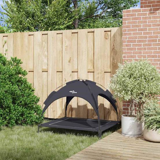 Lit surélevé pour chien en Acier Intérieur & Extérieur Noir Taille XL – ComfortXL Pet Living - Image 3