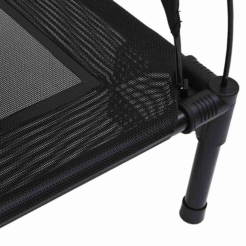 Lit surélevé pour chien en Acier Intérieur & Extérieur Noir Taille XL – ComfortXL Pet Living - Image 6