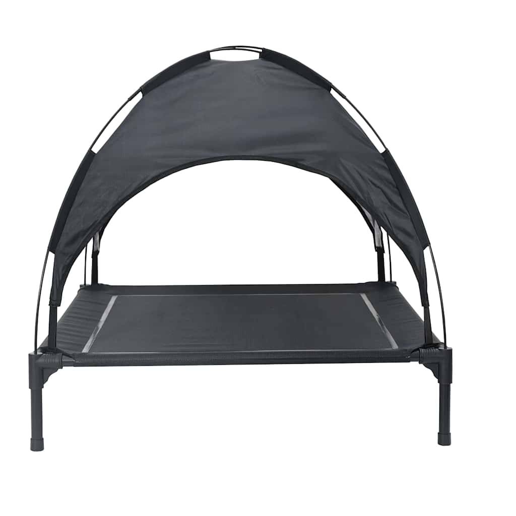 Lit surélevé pour chien en Acier Intérieur & Extérieur Noir Taille XL – ComfortXL Pet Living - Image 5