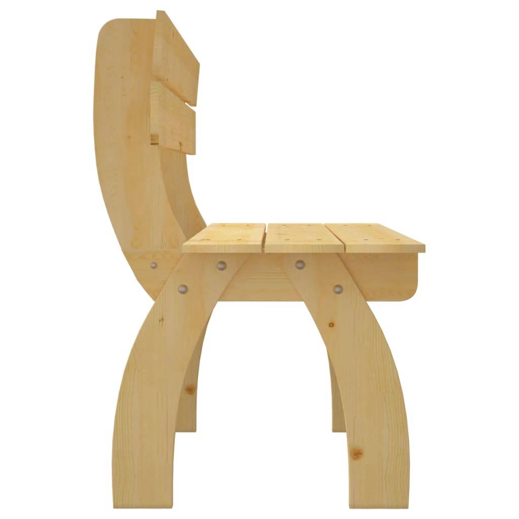 Maison Chic - Banc de jardin - Banc d'extérieur - Banquette 150 cm Bois de pin imprégné - Imagen 3