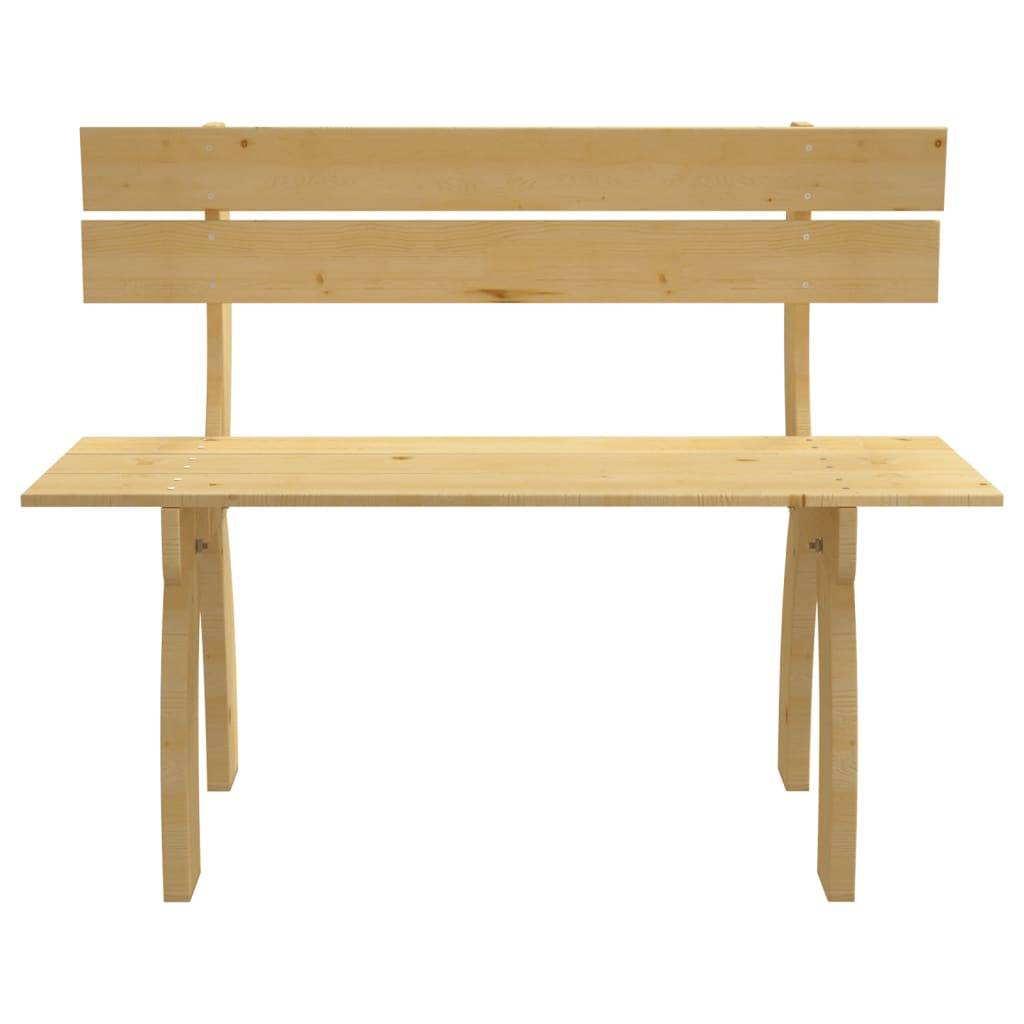 Maison Chic - Banc de jardin - Banc d'extérieur - Banquette 150 cm Bois de pin imprégné - Imagen 1