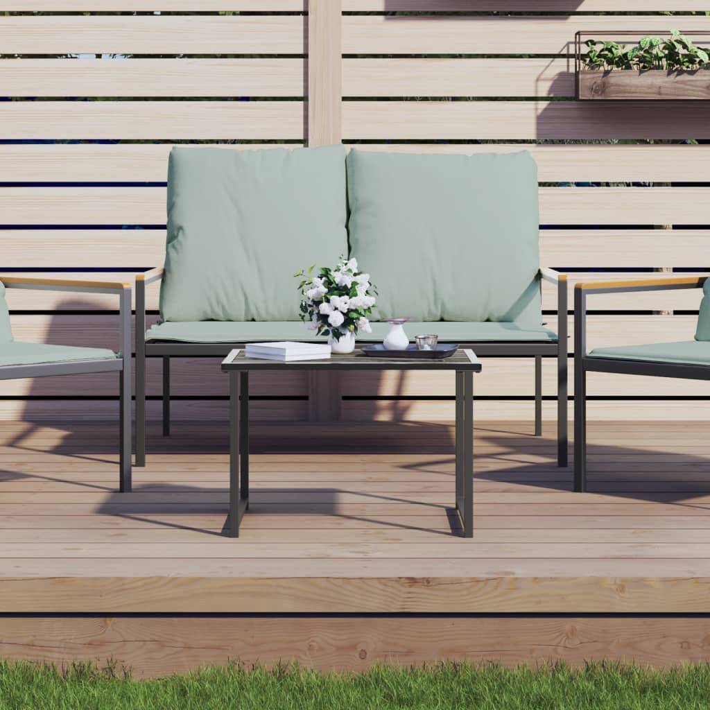 PANGIVO - Table de jardin anthracite 55 x 40 x 37 cm acier - PANGIVO - Image 1