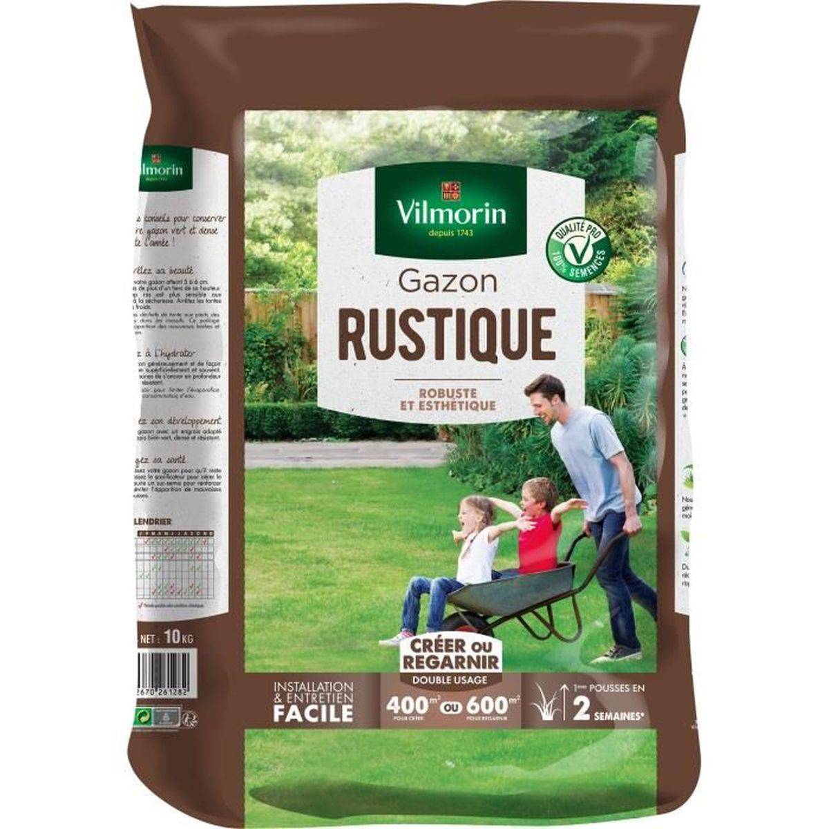Vilmorin - Gazon rustique Vilmorin - sac de 10 kgs - Image 3