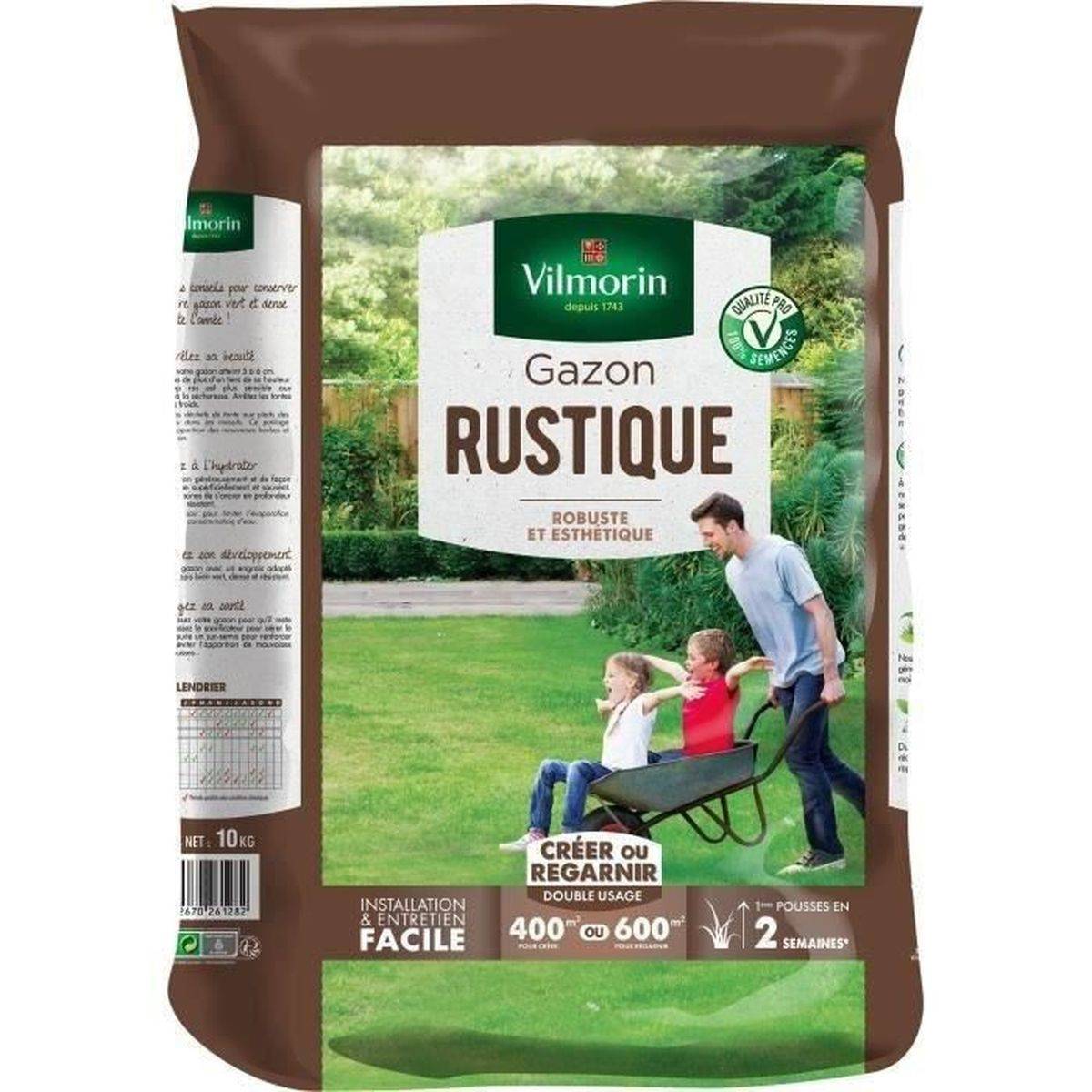 Vilmorin - Gazon rustique Vilmorin - sac de 10 kgs - Image 2