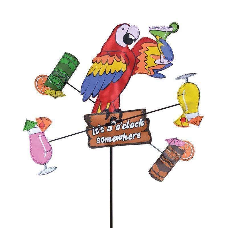 Girouette - Premier Kites - Perroquet Island - Décoration jardin