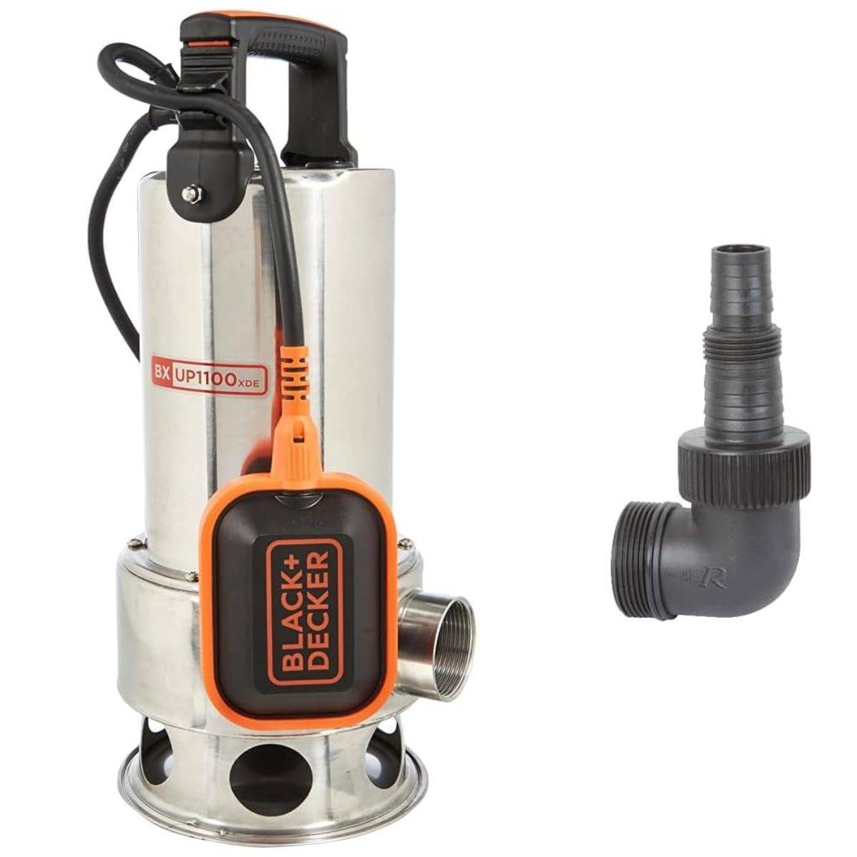 Pompe immergée Eaux Sales 1100W - Pompe à Eau Débit max 16500 l/h Élévation 10.5m Black+Decker - Image 8
