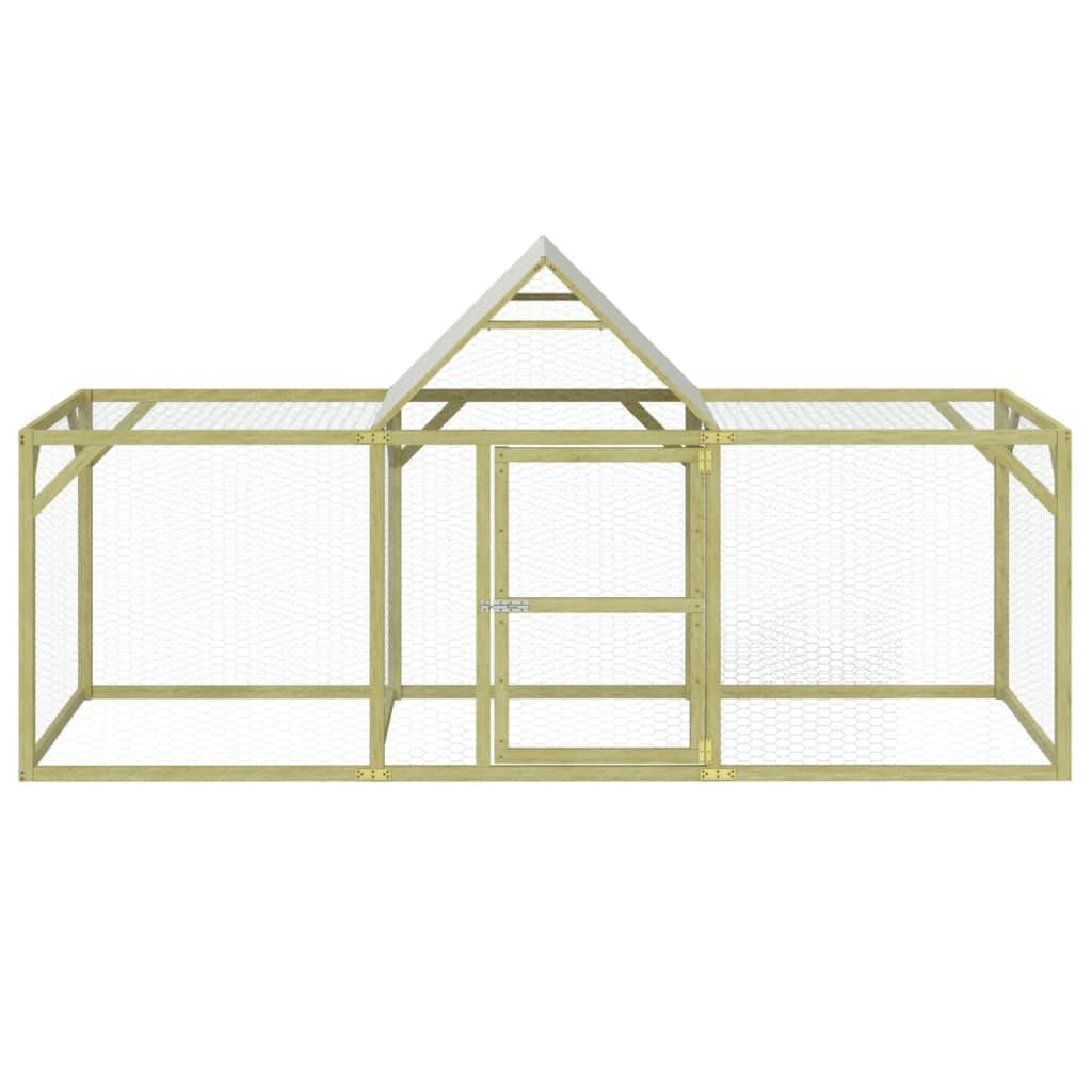 Vidaxl - Poulailler 300x100x150 cm Bois de pin massif imprégné vidaXL 3102982 - Imagen 7