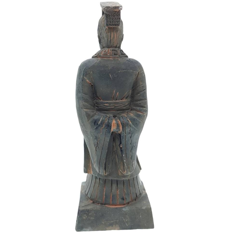 Statuette guerrier chinois Qin 3 L, hauteur 14.5 cm, décoration aquarium - Imagen 3