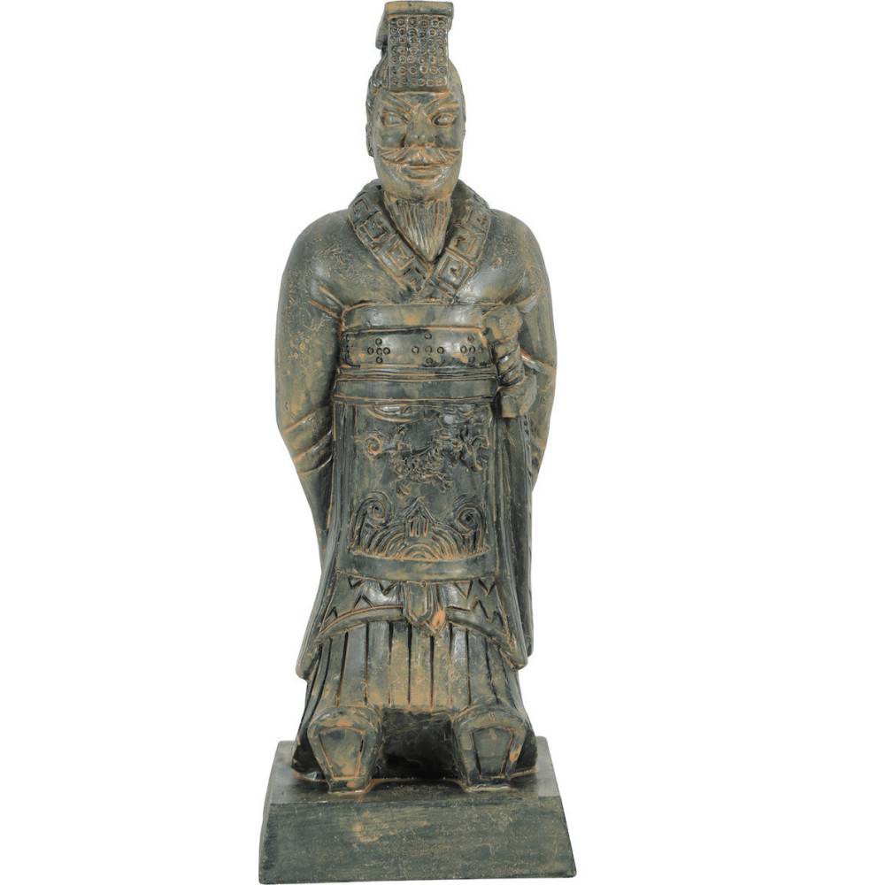 Statuette guerrier chinois Qin 3 L, hauteur 14.5 cm, décoration aquarium - Image 6