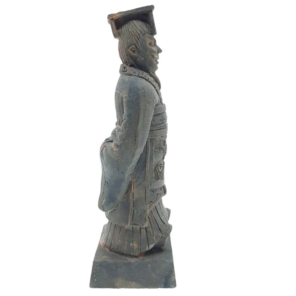 Statuette guerrier chinois Qin 3 L, hauteur 14.5 cm, décoration aquarium - Image 4