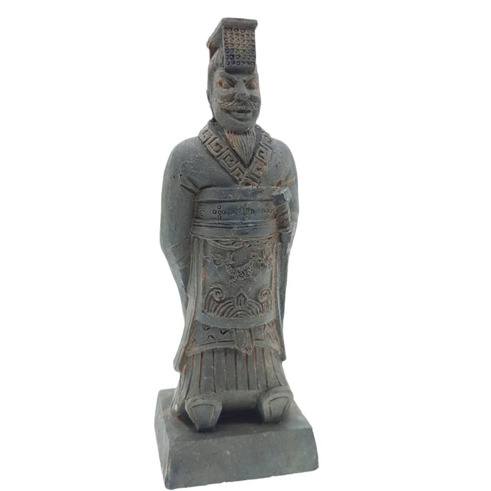 Statuette guerrier chinois Qin 3 L, hauteur 14.5 cm, décoration aquarium - Image 5