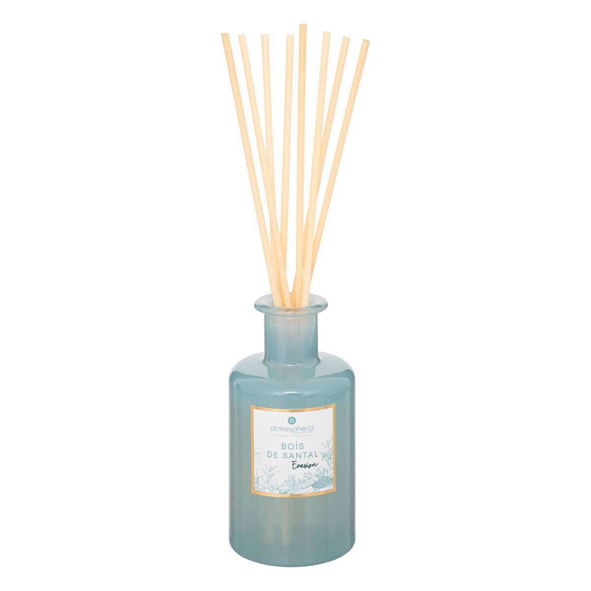 Atmosphera - Diffuseur de parfum Maël 200ml verre bois de santal - Atmosphera Créateur d'intérieur - Imagen 1
